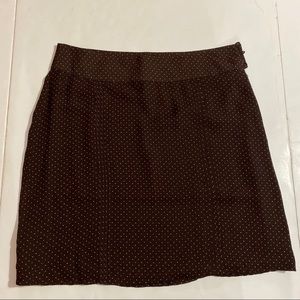 GAP Brown Polka Dot Skirt